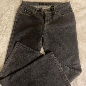 Womens Vintage Y2K DKNY Black Denim Jeans. Size 9R  slight stretch. Never worn